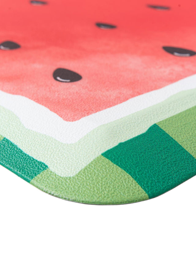 Anti-Fatigue Watermelon Red 2' x 5' Comfort Standing Mat  for Kitchen, Bath, Laundry Room, Office Colorful PVC Durable Non-Slip Water Resistant Spill Proof Rug Thick Rubber for Sale at Rug Engine