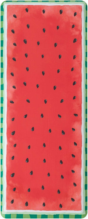 Anti-Fatigue Watermelon Red 2' x 5' Comfort Standing Mat  for Kitchen, Bath, Laundry Room, Office Colorful PVC Durable Non-Slip Water Resistant Spill Proof Rug Thick Rubber for Sale at Rug Engine