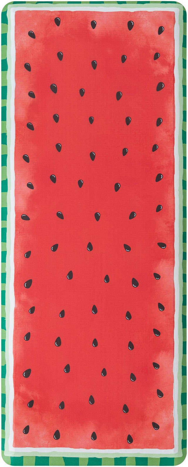 Anti-Fatigue Watermelon Red 2' x 5' Comfort Standing Mat  for Kitchen, Bath, Laundry Room, Office Colorful PVC Durable Non-Slip Water Resistant Spill Proof Rug Thick Rubber for Sale at Rug Engine
