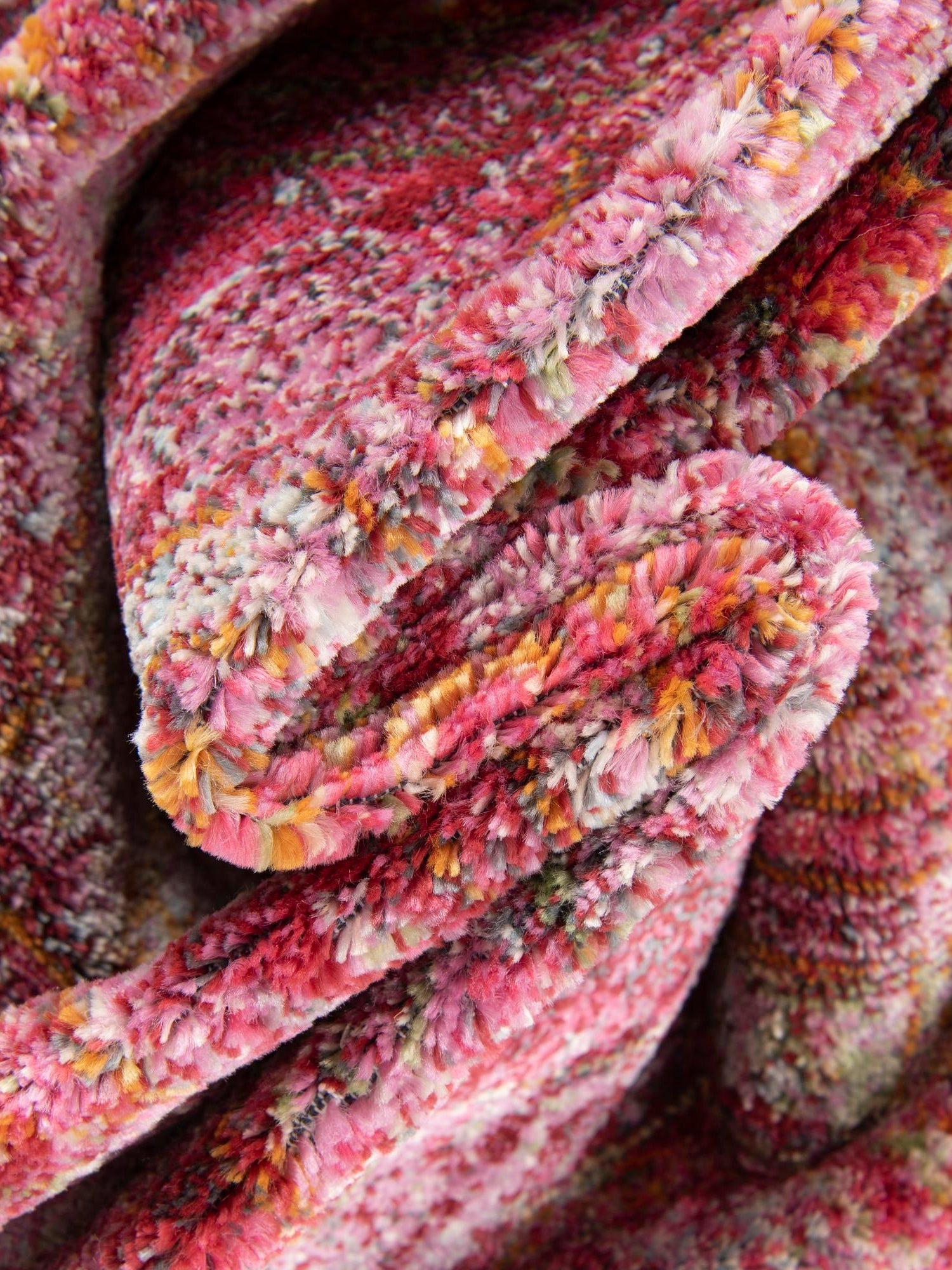 Pink 4' 1 x 4' 1 Baracoa Square Area Rug 100% Polypropylene Distressed Vintage Living Dining Room Office Traditional Carpet for Sale at Rug Engine