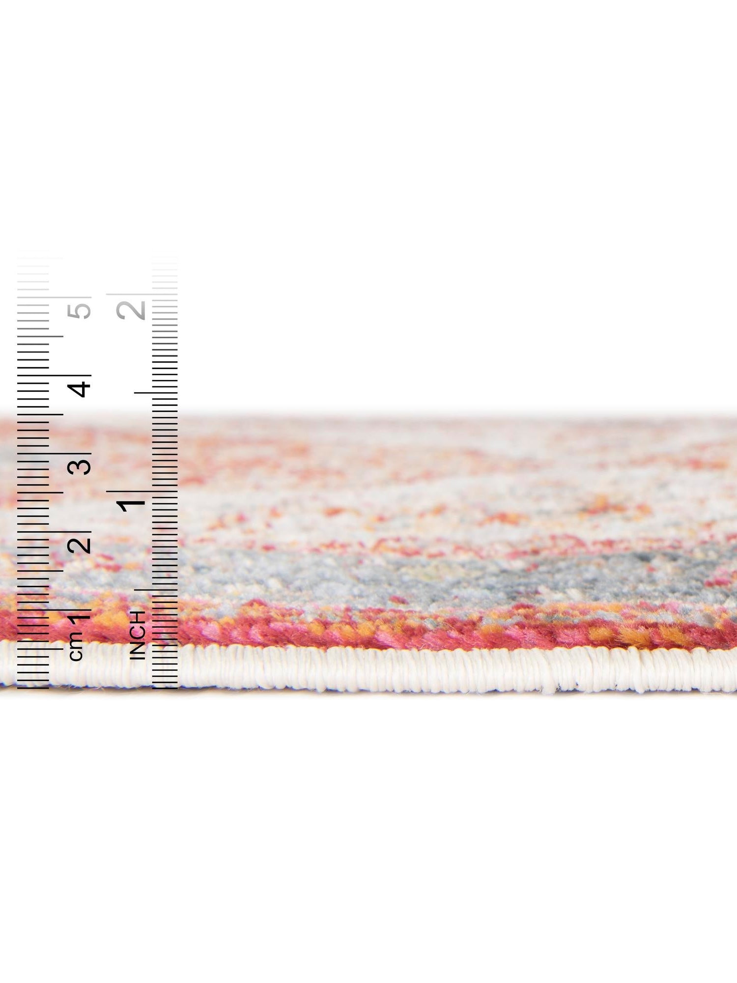 Rust Red 7' 1 x 7' 1 Baracoa Octagon Area Rug 100% Polypropylene Distressed Vintage Living Dining Room Office Traditional Carpet for Sale at Rug Engine