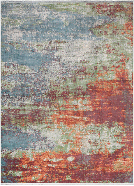 Multicolor 10' x 13' 1 Paragon Rectangle Area Rug 100% Polypropylene Colorful Vivid Boho Style Modern Carpet for Unique Interiors for Sale at Rug Engine