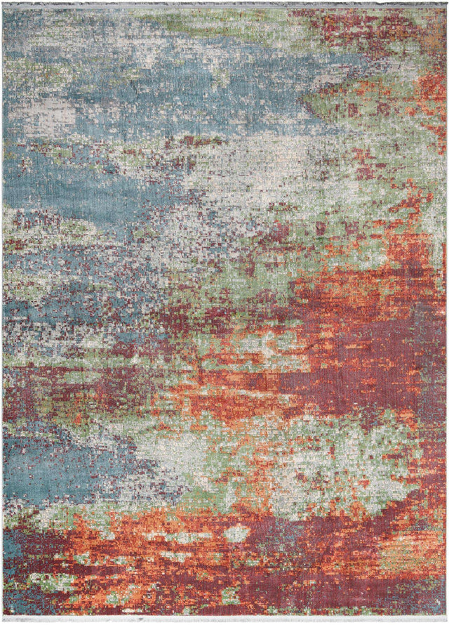 Multicolor 10' x 13' 1 Paragon Rectangle Area Rug 100% Polypropylene Colorful Vivid Boho Style Modern Carpet for Unique Interiors for Sale at Rug Engine