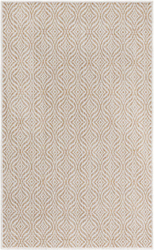 Taupe 3' 1 x 5' 3 Outdoor Trellis Rectangle Rug