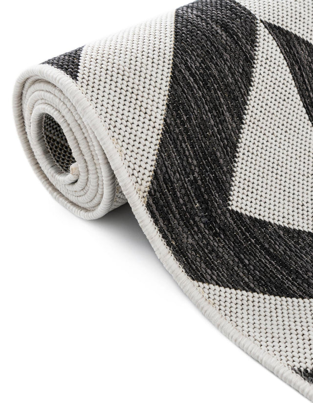 Charcoal Gray 7' 10 x 7' 10 Jill Zarin Outdoor Octagon Area Rug Weather Resistant for Patio, Deck, Terrace, Balcony, Porch Durable 100% Polypropylene Carpet for Outside for Sale at Rug Engine