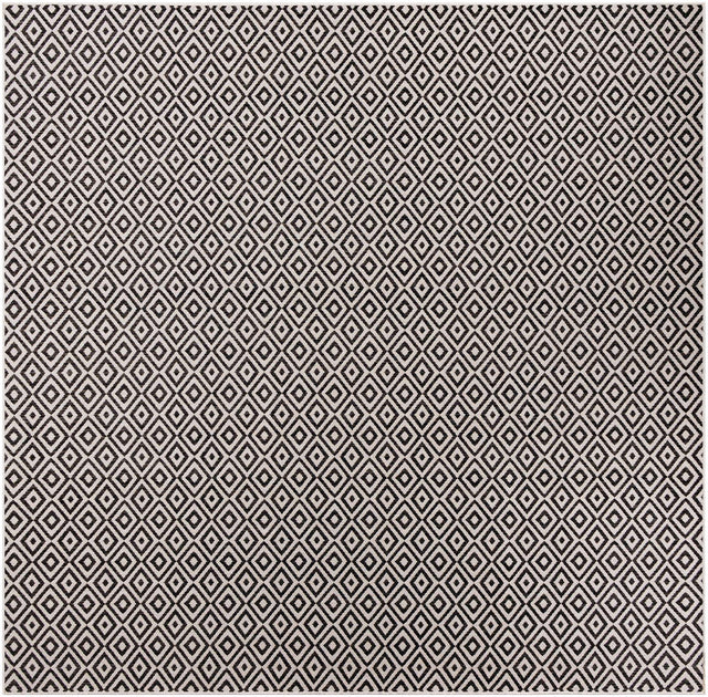 Charcoal Gray 10' x 10' Jill Zarin Outdoor Square Area Rug Weather Resistant for Patio, Deck, Terrace, Balcony, Porch Durable 100% Polypropylene Carpet for Outside for Sale at Rug Engine