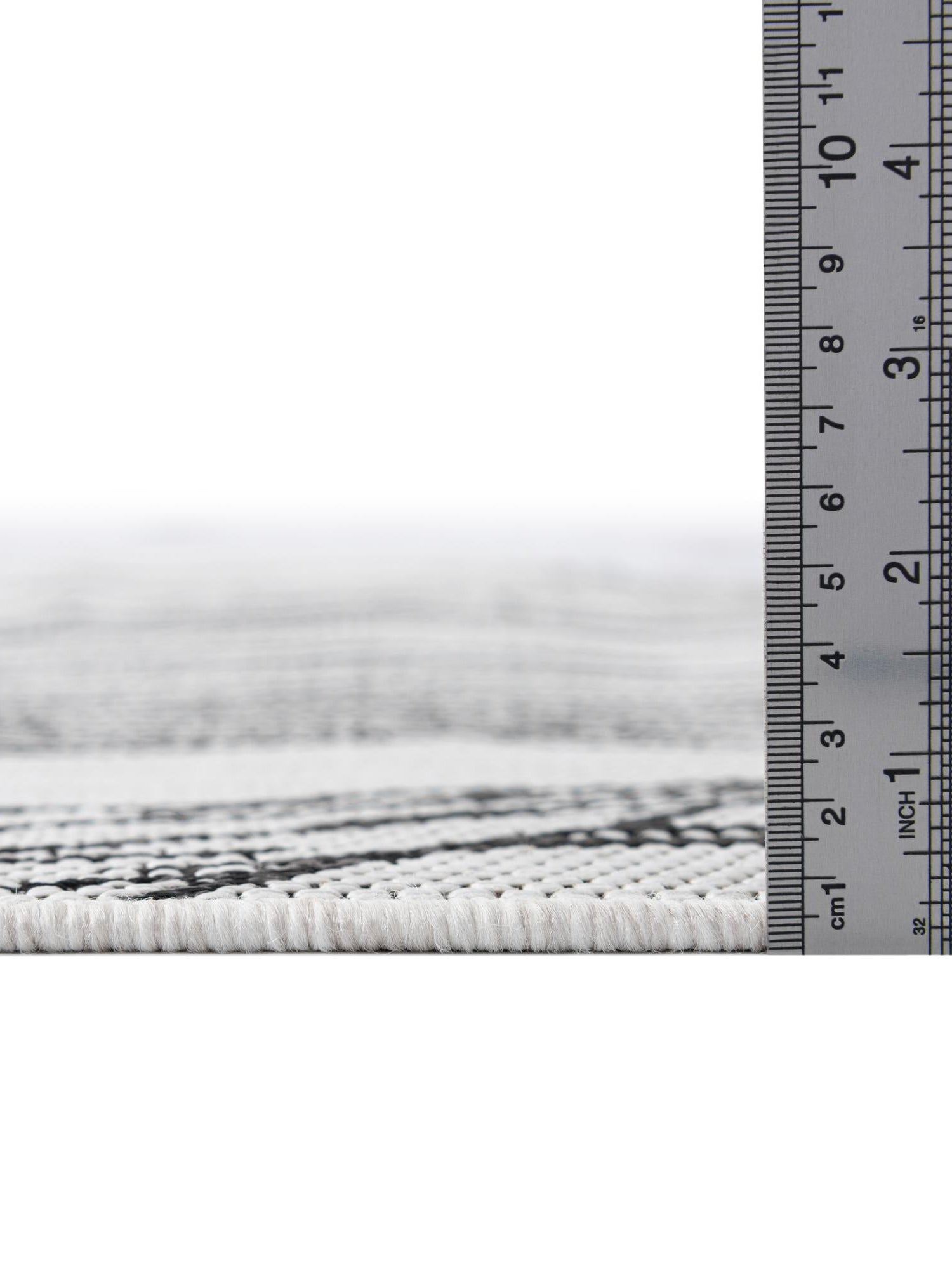 Charcoal Ivory 6' 1 x 9' Outdoor Botanical Rectangle Area Rug Weather Resistant for Patio, Deck, Terrace, Balcony, Porch Polypropylene Garden Floral Tropical Carpet for Sale at Rug Engine