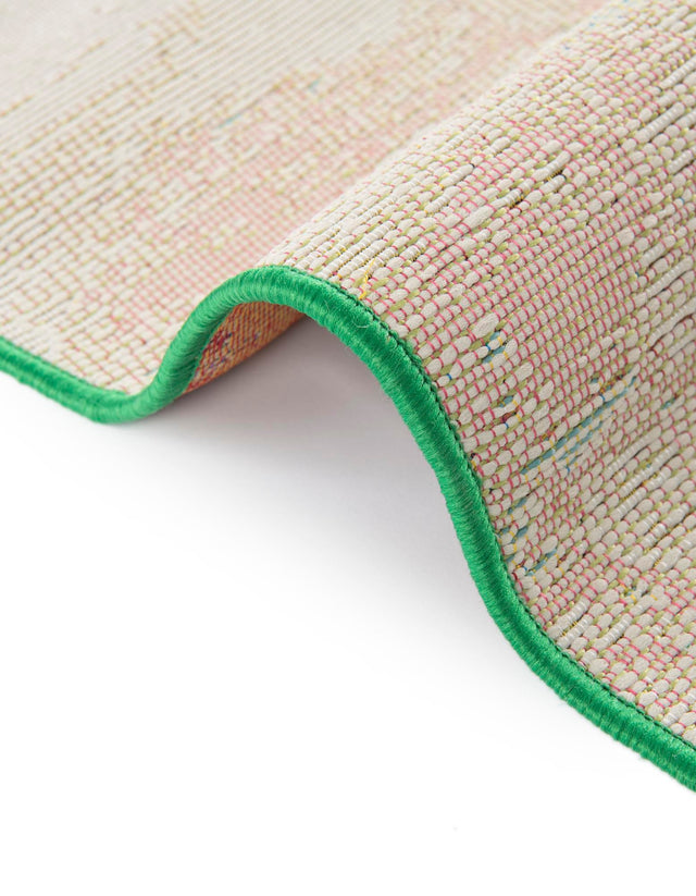 Multicolor 9' x 12' Outdoor Botanical Rectangle Area Rug Weather Resistant for Patio, Deck, Terrace, Balcony, Porch Polypropylene Garden Floral Tropical Carpet for Sale at Rug Engine
