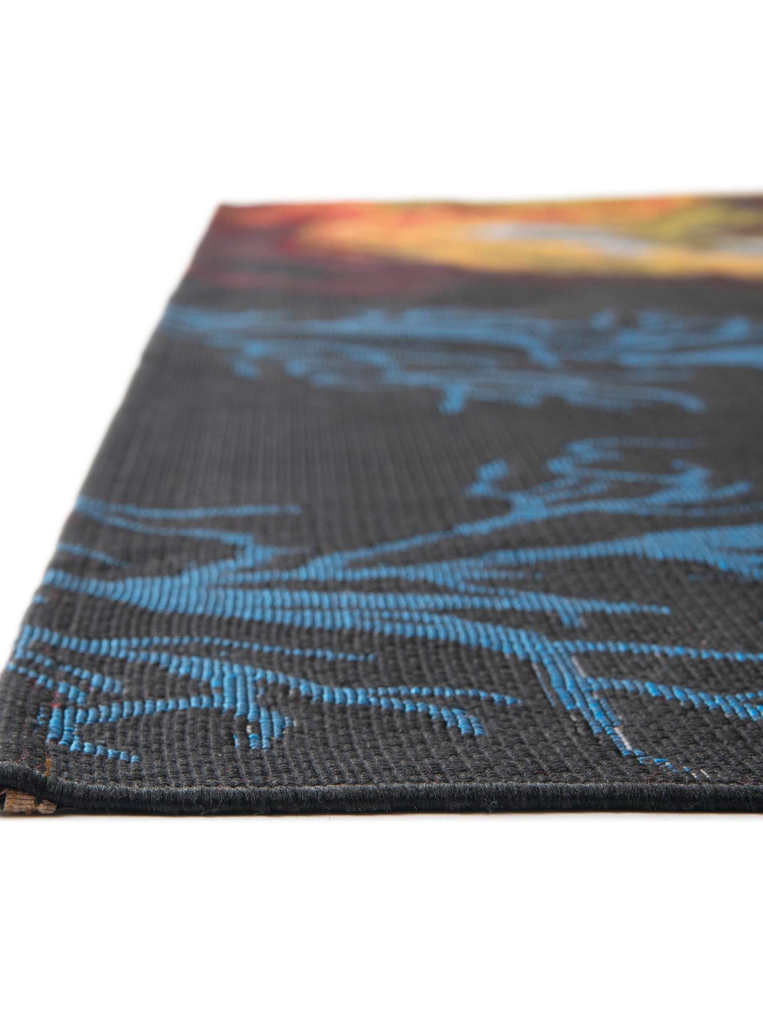 Multicolor 10' x 10' Outdoor Coastal Square Area Rug Weather Resistant for Patio, Deck, Terrace, Balcony, Porch 100% Polypropylene Coastal Decor Carpet for Sale at Rug Engine