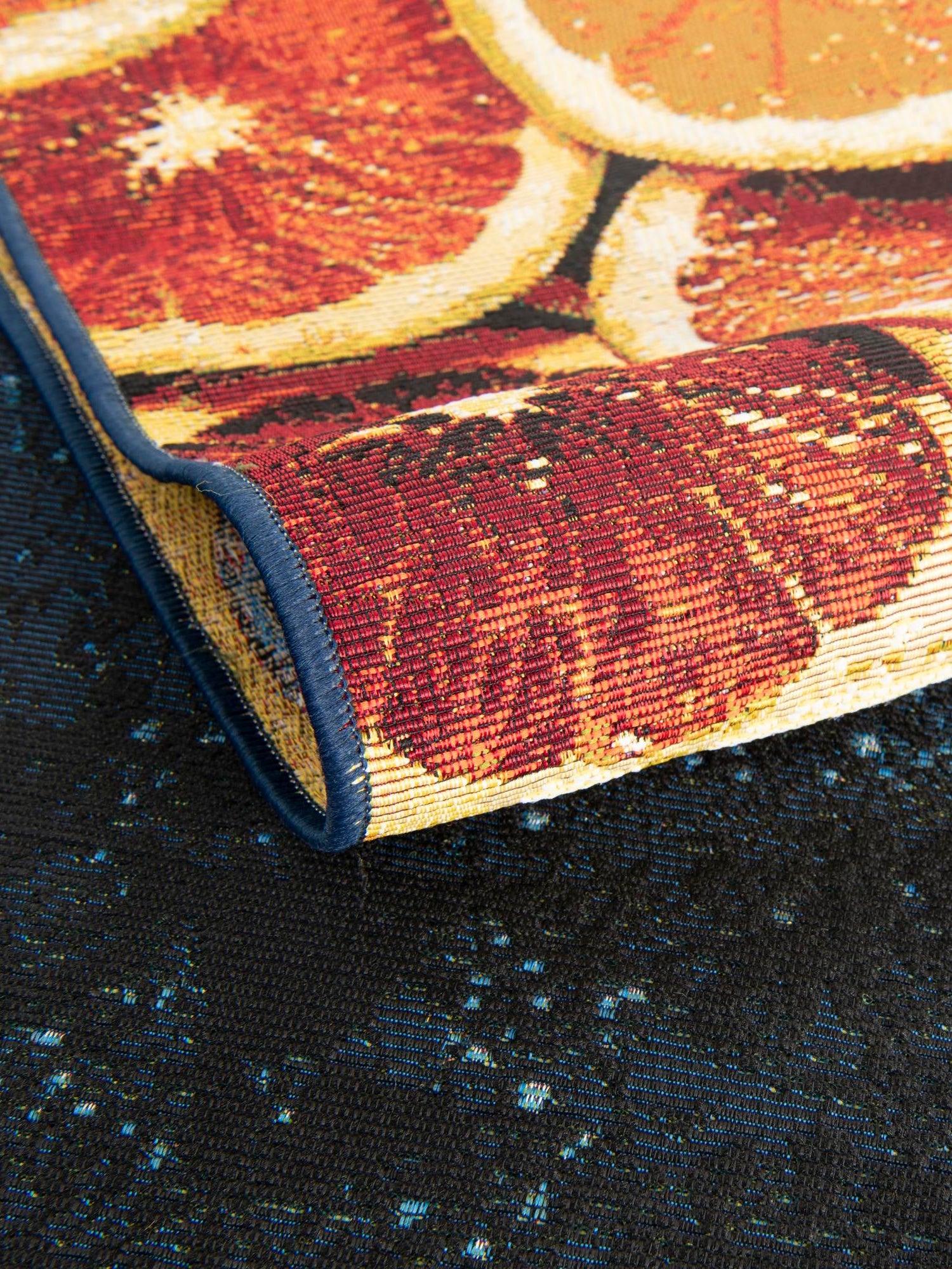 Multicolor 5' 3 x 8' Outdoor Coastal Rectangle Area Rug Weather Resistant for Patio, Deck, Terrace, Balcony, Porch 100% Polypropylene Coastal Decor Carpet for Sale at Rug Engine