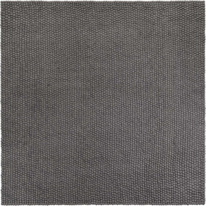 Gray 10' x 10' Felt Ball Square Area Rug Stunning All Natural 100% Wool Luxury Hand Woven Carpet for Modern Home Interiors Soft Touch Marshmallow Rug for Sale at Rug Engine