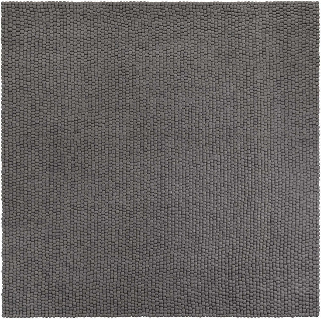 Gray 10' x 10' Felt Ball Square Area Rug Stunning All Natural 100% Wool Luxury Hand Woven Carpet for Modern Home Interiors Soft Touch Marshmallow Rug for Sale at Rug Engine