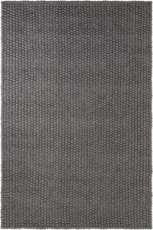 Gray 6' 1 x 9' Felt Ball Rectangle Area Rug Stunning All Natural 100% Wool Luxury Hand Woven Carpet for Modern Home Interiors Soft Touch Marshmallow Rug for Sale at Rug Engine