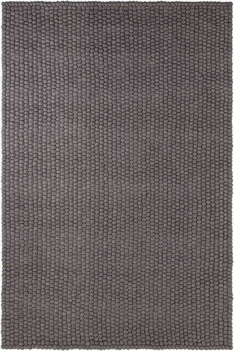 Gray 6' 1 x 9' Felt Ball Rectangle Area Rug Stunning All Natural 100% Wool Luxury Hand Woven Carpet for Modern Home Interiors Soft Touch Marshmallow Rug for Sale at Rug Engine