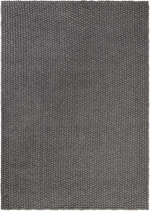 Gray 7' 1 x 10' Felt Ball Rectangle Area Rug Stunning All Natural 100% Wool Luxury Hand Woven Carpet for Modern Home Interiors Soft Touch Marshmallow Rug for Sale at Rug Engine