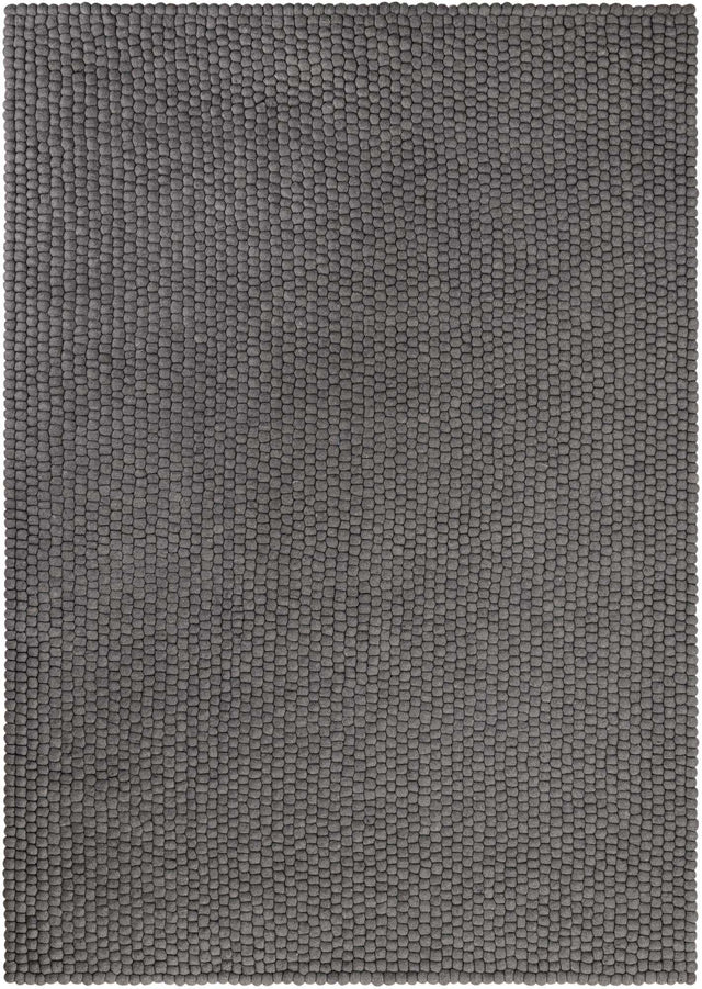 Gray 7' 1 x 10' Felt Ball Rectangle Area Rug Stunning All Natural 100% Wool Luxury Hand Woven Carpet for Modern Home Interiors Soft Touch Marshmallow Rug for Sale at Rug Engine