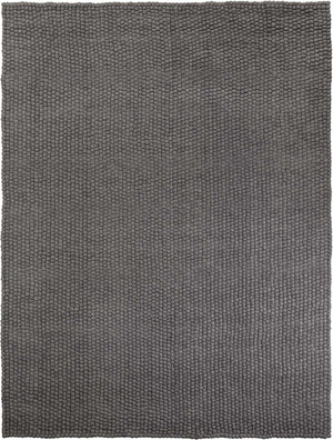 Gray 9' x 12' Felt Ball Rectangle Area Rug Stunning All Natural 100% Wool Luxury Hand Woven Carpet for Modern Home Interiors Soft Touch Marshmallow Rug for Sale at Rug Engine