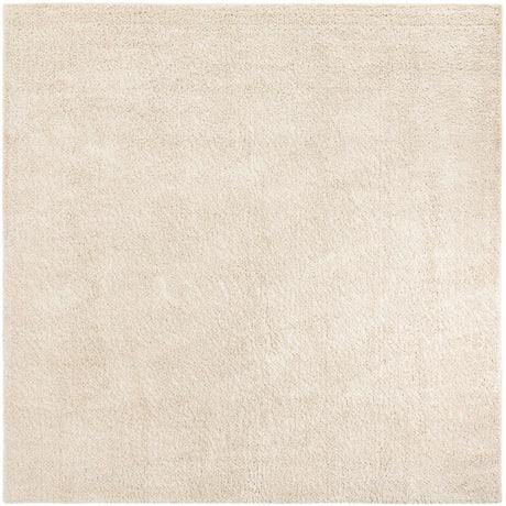 Oatmeal Beige 10' x 10' Soft Solid Shag Square Area Rug Thick Soft Touch Fluffy & Plush Shaggy Pile