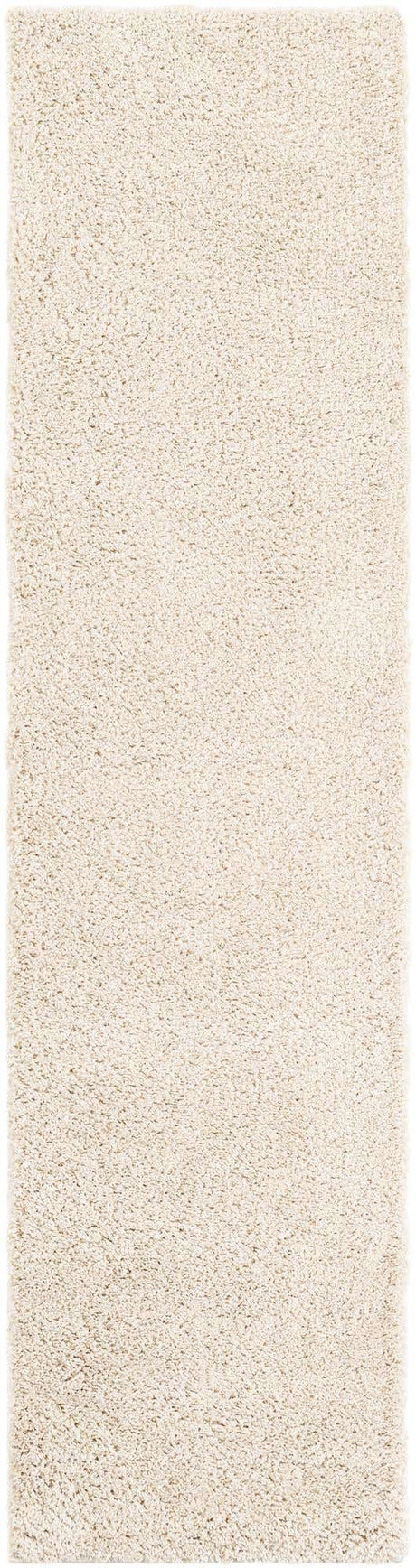 Oatmeal Beige 2' x 8' Soft Solid Shag Runner Area Rug Thick Soft Touch Fluffy & Plush Shaggy Pile