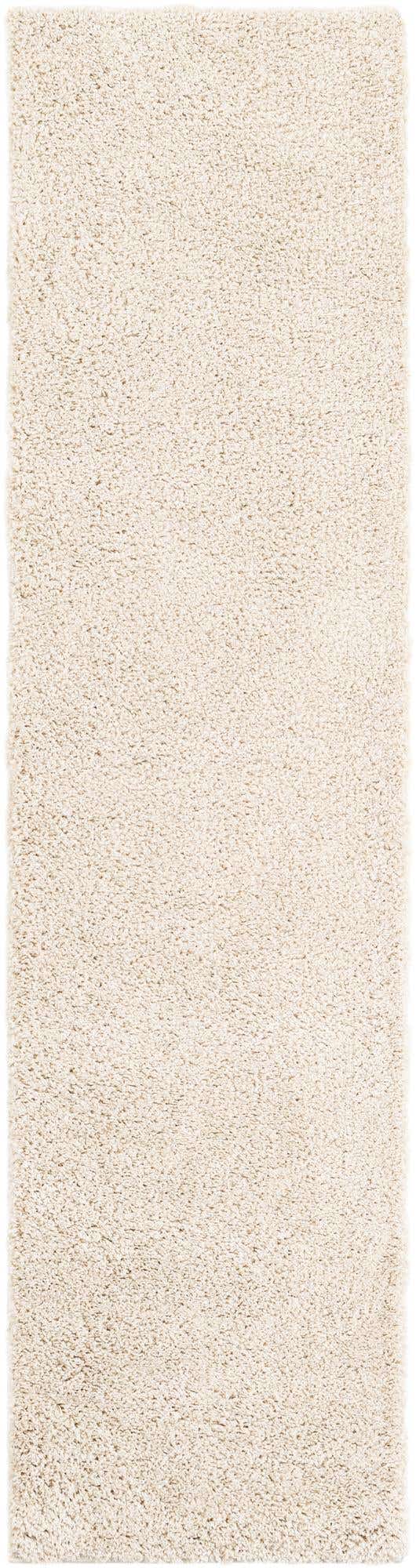 Oatmeal Beige 2' x 8' Soft Solid Shag Runner Area Rug Thick Soft Touch Fluffy & Plush Shaggy Pile