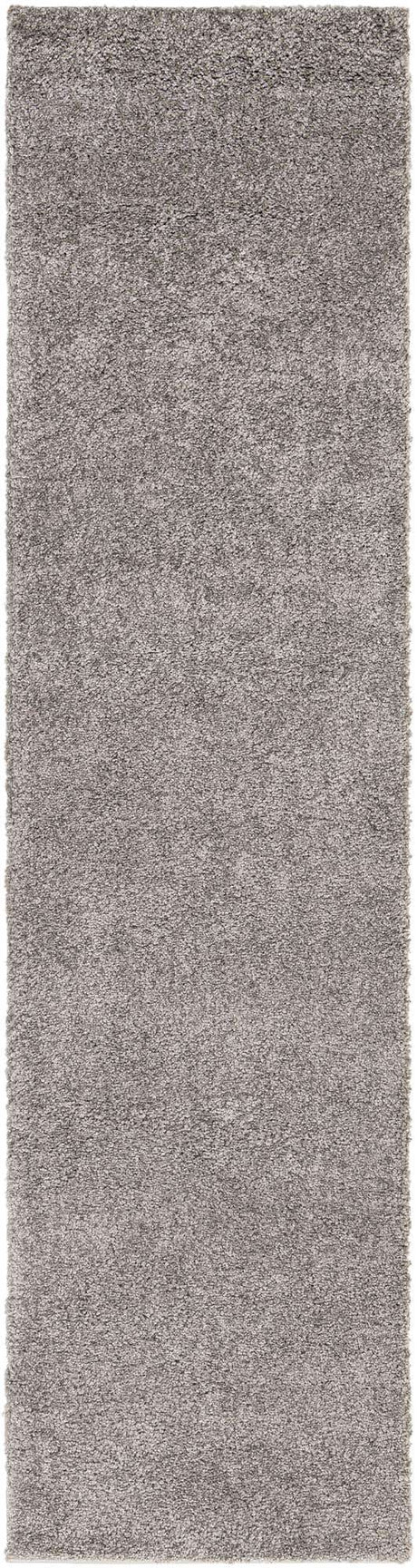 Gray 2' 7 x 10' Solo Runner Area Rug Thick Soft Touch Fluffy & Plush Shaggy Pile