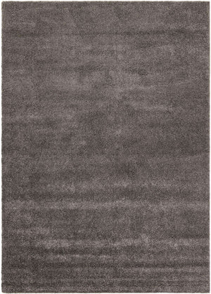 Gray 7' 10 x 11' Solo Rectangle Area Rug Thick Soft Touch Fluffy & Plush Shaggy Pile