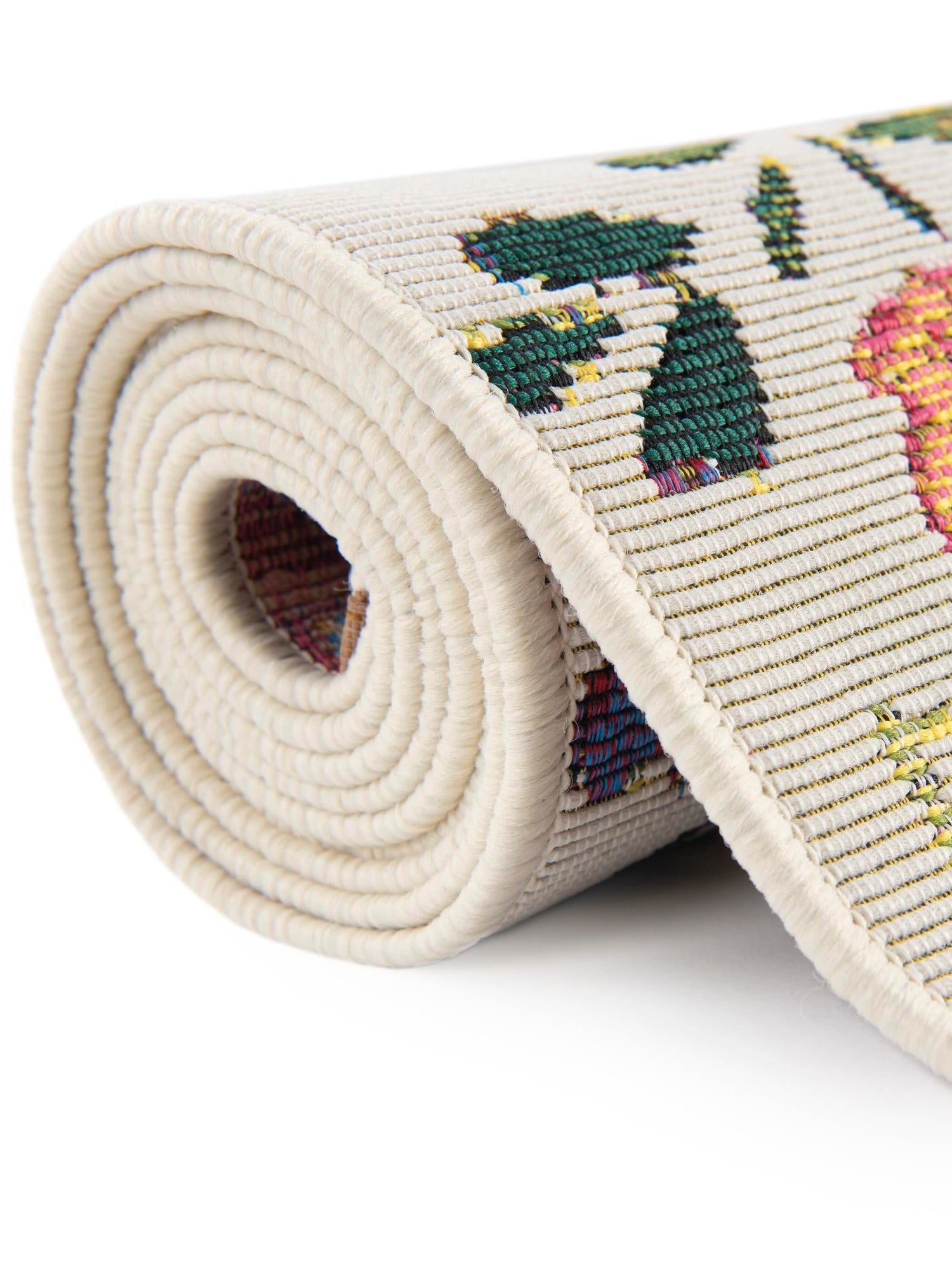 Multicolor 10' x 10' Outdoor Botanical Square Area Rug Weather Resistant for Patio, Deck, Terrace, Balcony, Porch Polypropylene Garden Floral Tropical Carpet for Sale at Rug Engine