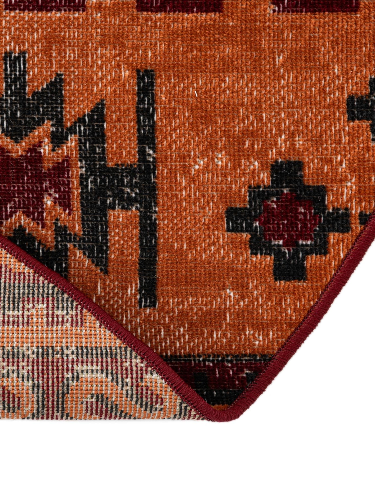 Rust Red 6' 1 x 9' Lucerne Oval Area Rug 100% Polypropylene Traditional Classic Easy Clean Carpet for Kitchens, Living Rooms, Bedroom, Office for Sale at Rug Engine