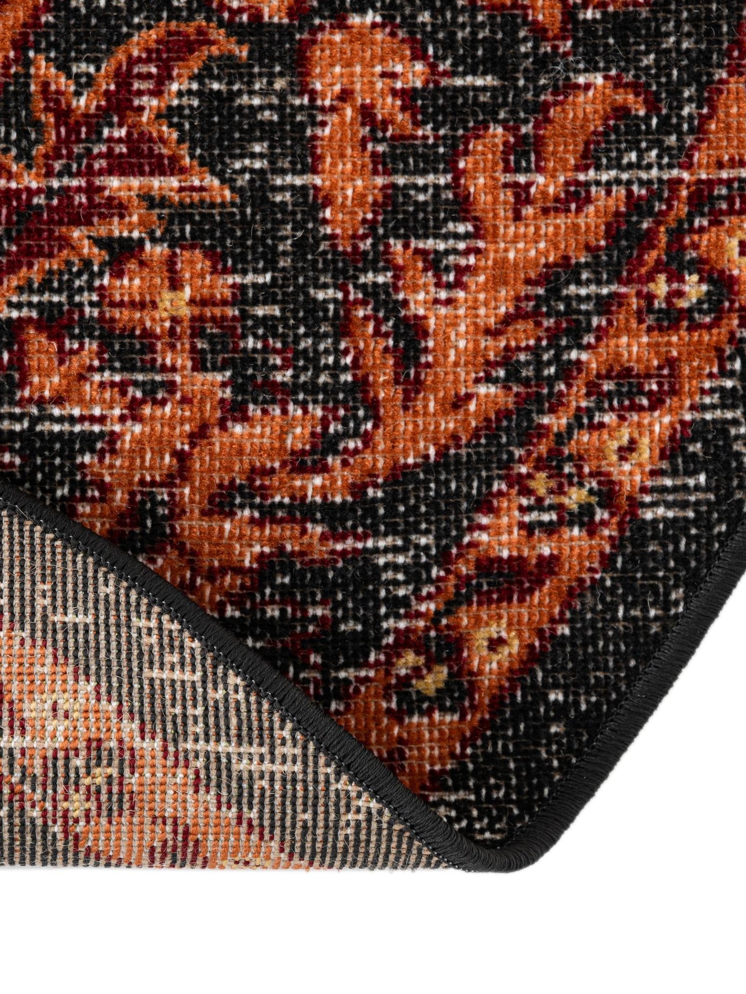 Black 6' 1 x 9' Lucerne Oval Area Rug 100% Polypropylene Traditional Classic Easy Clean Carpet for Kitchens, Living Rooms, Bedroom, Office for Sale at Rug Engine