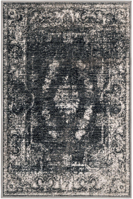 Charcoal 2' x 3' 1 Aarhus Rectangle Area Rug 100% Polypropylene With Jute Foundation Living Room Bedroom Carpet for Sale at Rug Engine