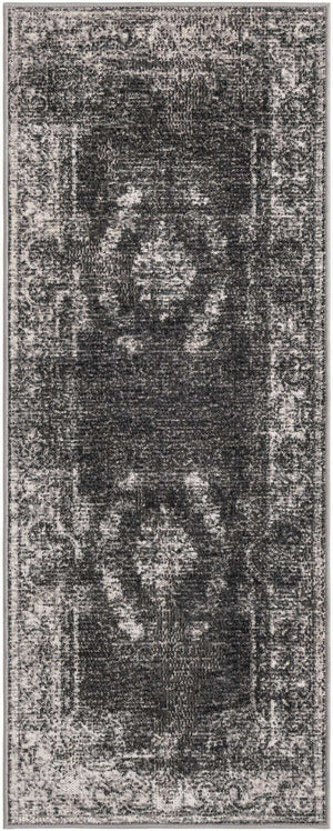 Charcoal 2' x 5' 3 Aarhus Runner Area Rug 100% Polypropylene With Jute Foundation Living Room Bedroom Carpet for Sale at Rug Engine