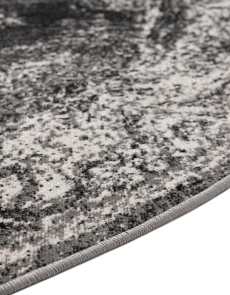 Charcoal 6' 1 x 9' Aarhus Oval Area Rug 100% Polypropylene With Jute Foundation Living Room Bedroom Carpet for Sale at Rug Engine