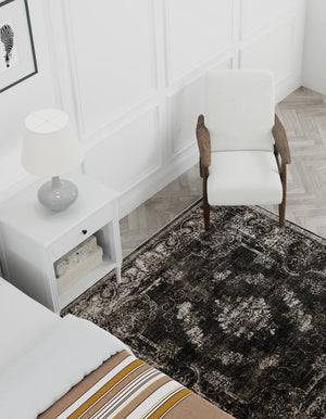 Charcoal 7' 10 x 7' 10 Aarhus Square Area Rug 100% Polypropylene With Jute Foundation Living Room Bedroom Carpet for Sale at Rug Engine