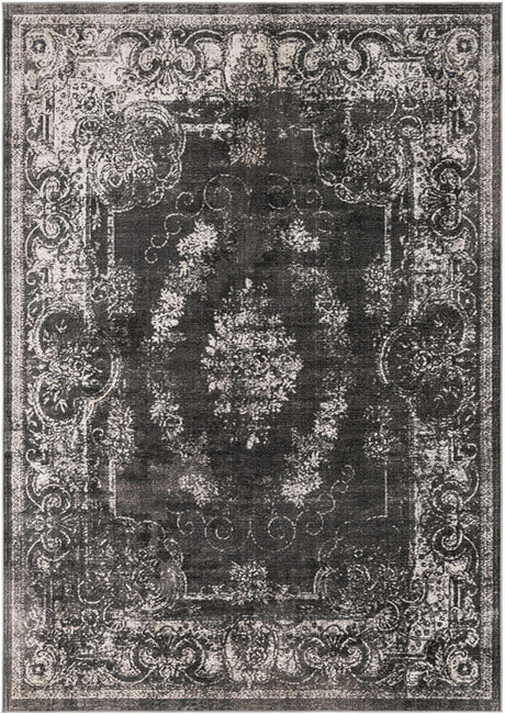 Charcoal 7' 10 x 11' Aarhus Rectangle Area Rug 100% Polypropylene With Jute Foundation Living Room Bedroom Carpet for Sale at Rug Engine