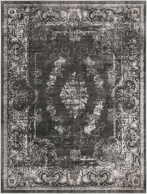 Charcoal 9' x 12' Aarhus Rectangle Area Rug 100% Polypropylene With Jute Foundation Living Room Bedroom Carpet for Sale at Rug Engine