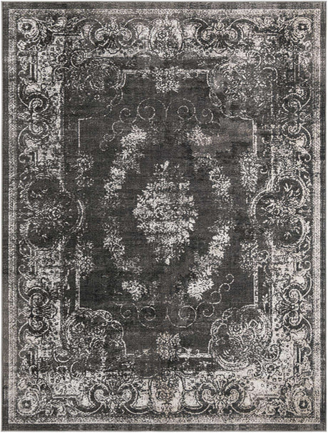 Charcoal 9' x 12' Aarhus Rectangle Area Rug 100% Polypropylene With Jute Foundation Living Room Bedroom Carpet for Sale at Rug Engine