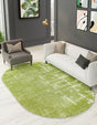 Green 6' 1 x 9' Valencia Oval Area Rug Modern Abstract Durable Carpet for Living Room, Dining, Office, Bedrooms, Dorm Rooms for Sale at Rug Engine