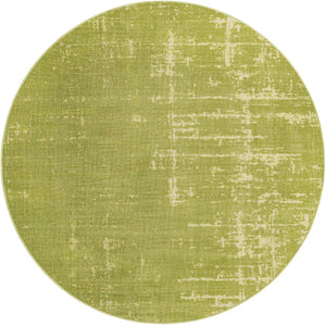 Green 6' 1 x 6' 1 Valencia Round Area Rug Modern Abstract Durable Carpet for Living Room, Dining, Office, Bedrooms, Dorm Rooms for Sale at Rug Engine