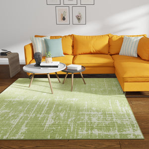 Green 6' 1 x 6' 1 Valencia Square Area Rug Modern Abstract Durable Carpet for Living Room, Dining, Office, Bedrooms, Dorm Rooms for Sale at Rug Engine