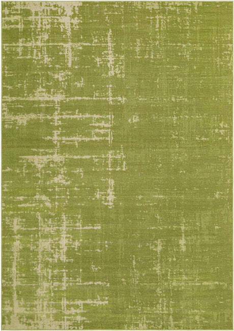 Green 7' 1 x 10' Valencia Rectangle Area Rug Modern Abstract Durable Carpet for Living Room, Dining, Office, Bedrooms, Dorm Rooms for Sale at Rug Engine