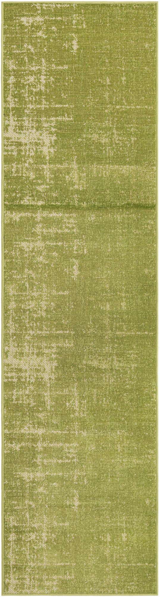 Green 2' x 8' Valencia Runner Area Rug Modern Abstract Durable Carpet for Living Room, Dining, Office, Bedrooms, Dorm Rooms for Sale at Rug Engine