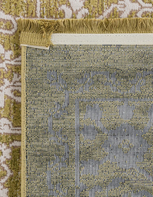 Light Green 6' 1 x 6' 1 New Classical Square Area Rug 70% Polypropylene & 30% Polyester Traditional Vintage Distressed Carpet for Interior Design Home Decor for Sale at Rug Engine