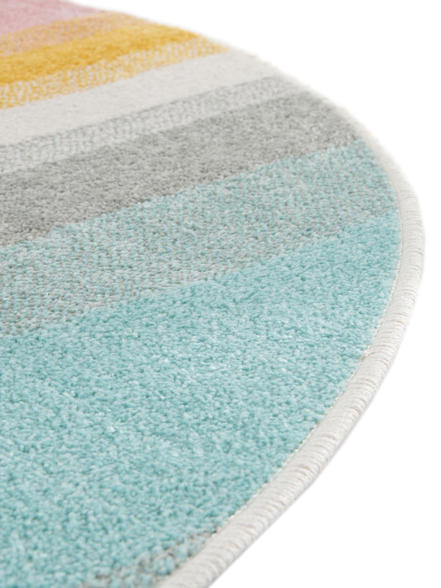 Multicolor 5' 3 x 8' Whimsy Kids Oval Area Rug for Baby Nursery, Toddler Playroom,  Bedrooms Playful Fun Design Easy Clean Carpet for Sale at Rug Engine