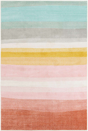 Multicolor 6' 1 x 9' Whimsy Kids Rectangle Rug