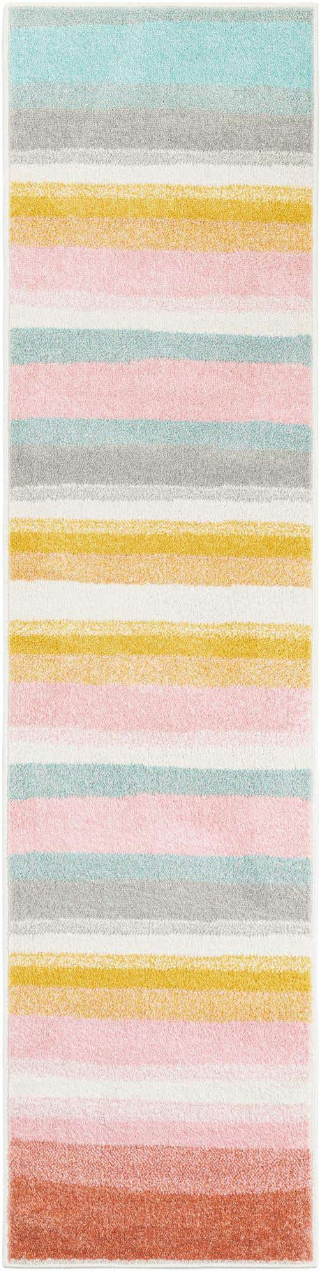 Multicolor 2' x 8' Whimsy Kids Runner Rug