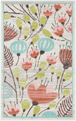 Ivory 3' 3 x 5' 3 Whimsy Kids Rectangle Rug