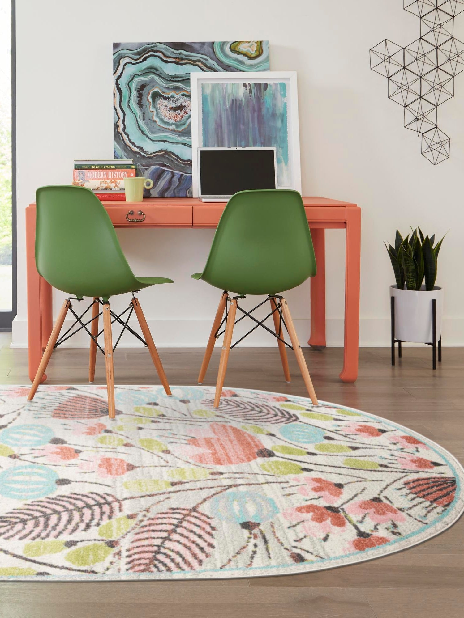 Ivory 3' 3 x 5' 3 Whimsy Kids Oval Area Rug for Baby Nursery, Toddler Playroom,  Bedrooms Playful Fun Design Easy Clean Carpet for Sale at Rug Engine