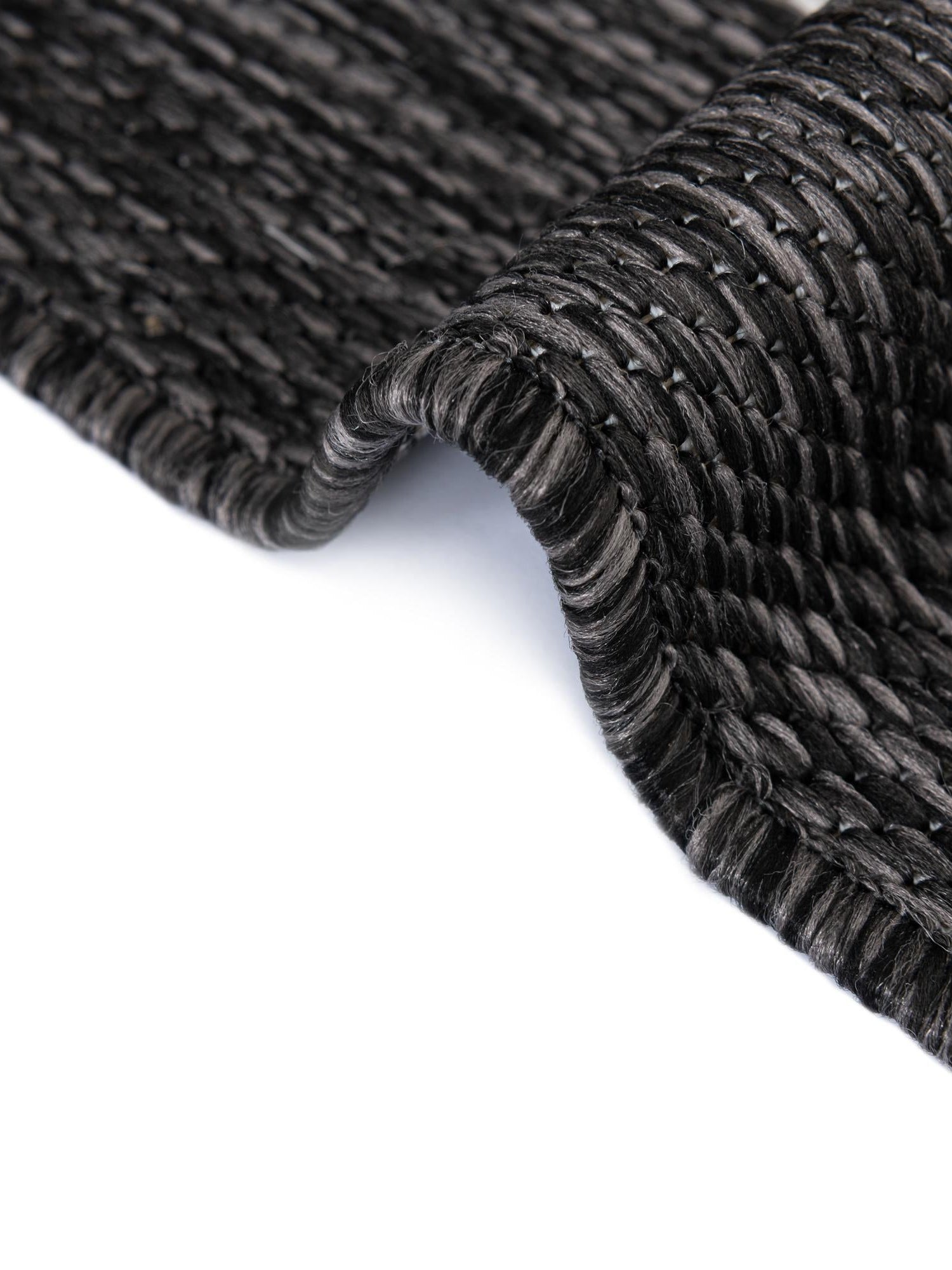 Black and White 2' x 3' 1 Outdoor Modern Rectangle Area Rug Weather Resistant for Patio, Deck, Terrace, Balcony, Porch 100% Polypropylene Modern Outside Carpet for Sale at Rug Engine
