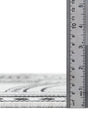 White and Black 4' 1 x 6' 1 Outdoor Traditional Rectangle Area Rug Weather Resistant for Patio, Deck, Terrace, Balcony, Porch Classical Design Outside Carpet for Sale at Rug Engine