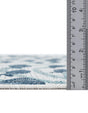 Blue 5' 3 x 5' 3 Outdoor Coastal Square Area Rug Weather Resistant for Patio, Deck, Terrace, Balcony, Porch 100% Polypropylene Coastal Decor Carpet for Sale at Rug Engine
